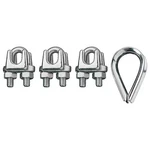 Ronstan ID003404-08 Wire Rope Clip And Thimble Kit, 5/16 In. Fixed Price $13.75.