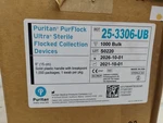 New 1000X In Puritan 25-3306-UB Purflock Ultra Sterile Swabs. Fixed Price $35.99.