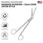Bandage Scissors 23CM Long Lister Style Stainless Steel Surgical Instruments. Fixed Price $25.86.