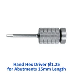 Dental Hand Hex 15MM Stainless Steel Driver For Prosthetics 1.25 Manual. Fixed Price $22.90.