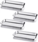 Getton 4 Pack Small Surgical Tray, 201 Stainless Steel With Seamless Trays. Fixed Price $16.22.