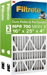 3M Filtrete 16X25X4 Furnace Air Filter, Mpr 700, Merv 8. Fixed Price $29.99.