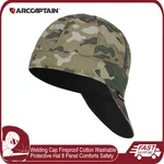 Arccaptain Welding Protective Welders Hat Reversible 8 Panel 100% Cotton New. Fixed Price $14.99.