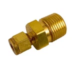 (1 Pc) Parker 4-8 Fbz-b Brass Compression Fitting, 1/2" Mnpt X 1/4" Cpi Tube. Fixed Price $12.77.