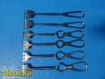 6X V. Mueller Jarit Codman Medsom Volkmann Retractors 6-PRONG Sharp 37056. Fixed Price $119.99.