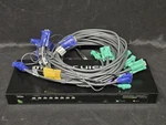 Aten CS1308KIT Master View 8-PORT PS/2-USB Kvm Switch W/ All Cables Included. Fixed Price $120.00.