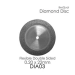 Dental Lab Diamond Disc Ff #3 Double Sided 0.20MMX 22MM. Fixed Price $13.36.