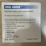 Aesculap MD347 Dual-guard Process Indicator Card Scored (QUANTITY-250 Pieces). Fixed Price $26.99.