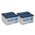 Power-sonic 12V, 7AH, Agm, F2 Terminal, Replaces Powervar ABCE800-11R 4 Pack. Fixed Price $79.99.