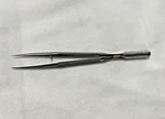 Assi ST-FRS-15-RM8 Straight Satellite Needle Holder Forceps Sharp Tips 6" Length. Fixed Price $100.00.