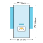 3M Healthcare 6687 Steri-drape Craniotomy With Ioban, 2 Incise Pouch 10/CS. Fixed Price $125.00.