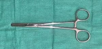 Jarit 110-150 Chest Tube Clamp 6.75". Fixed Price $25.00.