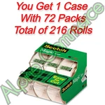 *216-PIECES* 3M Scotch Magic Invisible Matte-finish Tape 3/4" X 300" Rolls 3105. Fixed Price $219.99.