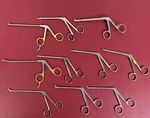 Vintage, Lot Of 10 Karl Storz + Others Forceps Ent 457001, N2897, N2896 N2995. Fixed Price $394.25.