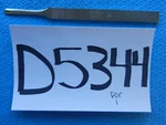 D5344 Aesculap Stiff Nasal Instrument Rounded Edge OL113R. Fixed Price $50.00.