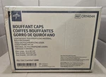 New Sealed Case Of 1,000 Medline 24" Blue Disposable Bouffant Caps CRI1404A. Fixed Price $65.00.