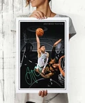 Jayson Tatum Boston Celtics Autographed Dunking Poster Print. A3 A2 A1. Fixed Price $45.84.