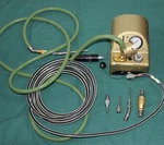 Medtronic Midas Rex Legend Triton Port Pneumatic Footswitch And 5 Attachments. Fixed Price $2087.76.