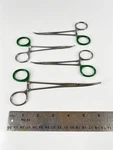 (4X) Mixed Aesculap Halstead Crile Forceps BH111R BH167R. Fixed Price $74.95.