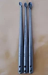 LOT:3 Codman Karlin Magnum Cup Curette Tips Forward Straight/angle 9MM 11MM 13MM. Fixed Price $45.00.