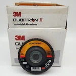 3M Cubitron 969F T29 Flap Wheels 40 Grit 4-1/2" Diam 7/8" Arbor 64394 Box Of 10. Fixed Price $56.39.