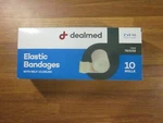 Box Of 10 Dealmed 2" 5 Yds Elastic Bandages With Self Closure. Fixed Price $6.99.