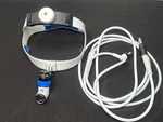 Isolux Vari Spot Head Lamp W/ Fiber Optic Cable, Serial #105-0123. Fixed Price $399.95.