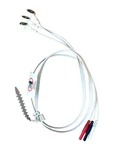 Disposable Ecg Snap To Din Leadwires Leads For Ekg Trunk Cable 3FT. Fixed Price $29.95.