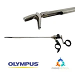 Olympus A20718A Optical Grasping Fenestrated 25.5CM Forceps 13-1/2". Fixed Price $495.00.