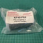 Duniway KF40-FX4 Flex Coupling 4" W/KF40 Flanges. Fixed Price $49.99.