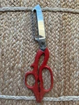 Vintage Boker Usa Daniel Fisherman Scissors/shears, Red Stainless Steel. Used. Fixed Price $75.00.
