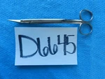 D6645 W. Lorenz Curved Surgical Scissors With Sharp Angled Tips 17CM. Fixed Price $60.00.