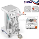 Portable Dental Delivery Unit Syringe Suction Turbine With Air Compressor 4HOLE. Fixed Price $647.99.
