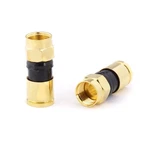 RG6 Coaxial Cable Connectors - Compression Fittings W Gold 100EA. Fixed Price $62.97.