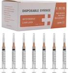 25 Gauge 1 Inch Needle With SYRINGE(30 Pack), 3ML Luer Lock Syringes. Fixed Price $14.25.