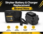 Stryker Power Pro Xt Li-ion Replacement Battery & Charger New Fast Free Ship. Fixed Price $299.99.