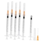 20 Pack 1ML Syringes With Inch Needle, Disposable Luer Lock 1CC-25G-1IN. Fixed Price $15.98.