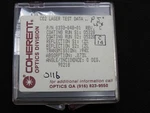 CO2 Laser Focus Lens, 5.0" Fl, Znse, 1.5" Diam. Coherent - New, Unused. Fixed Price $40.00.