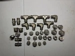 Lot Of 36 Swagelok/ssp Stainless Compression Fitting 316 Tube (used). Fixed Price $300.00.