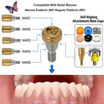 Dental Locator Attachment Abutment Np/rp Fits Nobel Active Conical Implant Caps. Fixed Price $219.99.