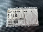 Leco Corporation, 617-485 Ftg Ferrule Etfe .125T W/ Ret Ring, Qty 10. Fixed Price $24.99.