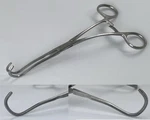 Pilling 354136 Derra Anastamosis Clamp Curved Debakey 2.7CM Jaw 2.4MM Tip 18CM. Fixed Price $50.00.