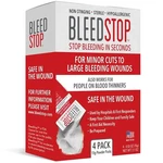 Bleedstop First Aid Powder For Blood Clotting, Trauma Kit, 15G (pack Of 4). Fixed Price $21.82.