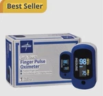 Lot 10 - Medline Soft Touch Finger Pulse Oximeter HCSM70S Brand New. Fixed Price $72.00.