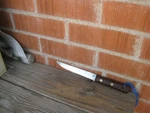 Vintage 6" Blade Unmarked Goodell *** Carbon Boning Utility Knife Usa. Fixed Price $28.85.