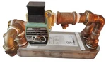 Alfa Laval CB30-14L Heat Exchanger With Steris Solenoid Asco Manifold. Fixed Price $749.99.