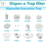 Dental Disposable Evacuation Traps #6100, #5503, #5501 Dispos-a-trap, All Models. Fixed Price $49.95.