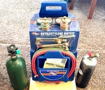 Uniweld, Welding Brazing Cutting Kit, KL550-4P, W/full Tanks, & Carrying Case. Fixed Price $1199.95.