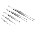 Hysagtek 5 Pcs Stainless Steel Gardening Tweezers Seed Large Silver. Fixed Price $14.64.