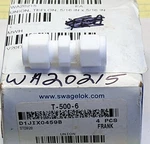 5/16 Teflon, Pfa, Ptfe Compression Tube UNION-T-500-6 Swagelok OF36. Fixed Price $29.50.